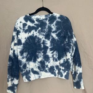 Old navy Tie dye cropped sweatshirt M